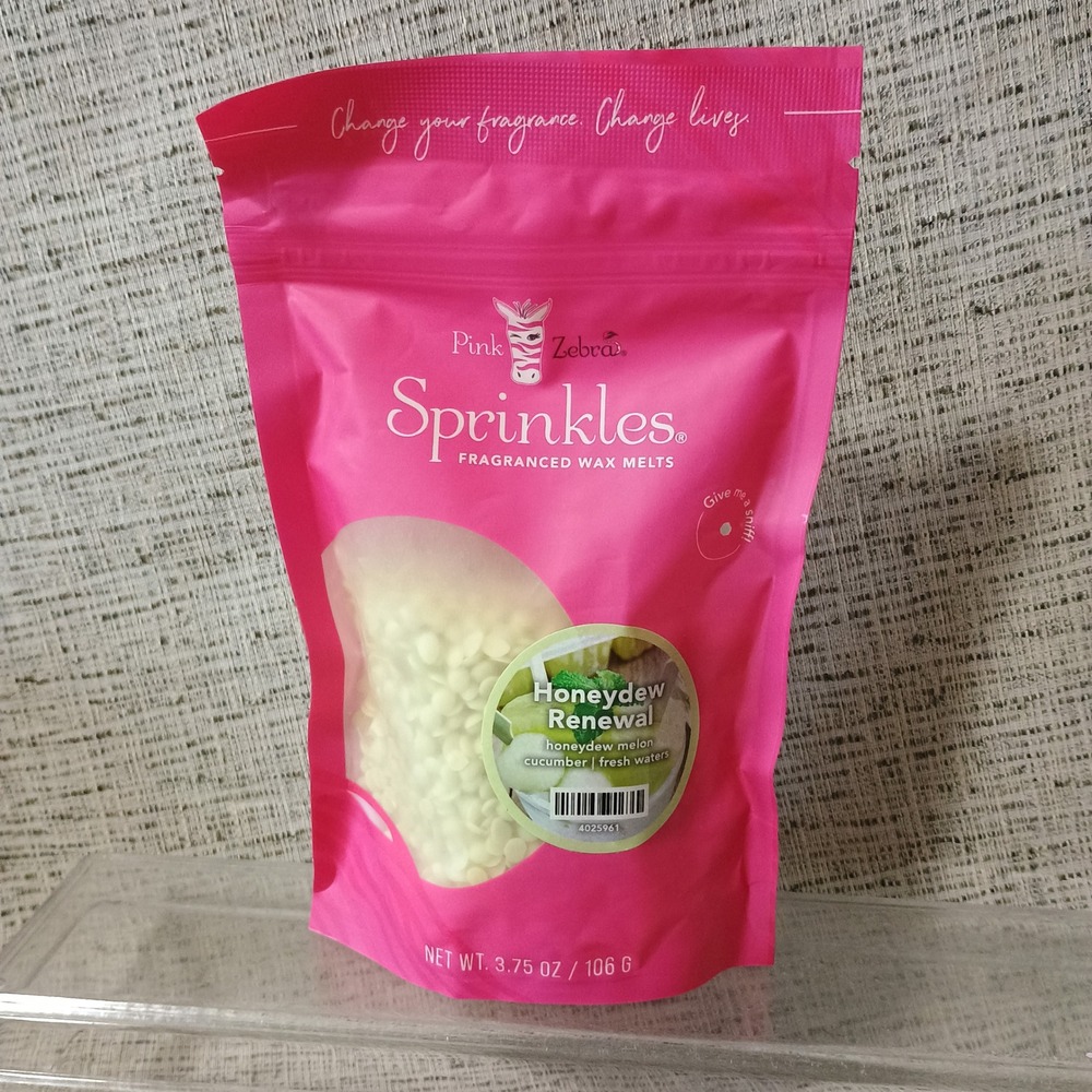 Pink Zebra Sprinkles Honeydew Renewal Fragranced Soy Wax Melts 3.75oz 4025961
